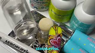 Aeropuffing Nail Art Tutorial – Heart Design