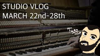 STUDIOVLOG#1 March 22-28 - Tuning a Piano and being (un-)motivated