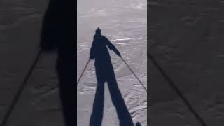 Falling on skis. Sierra Nevada 🎿⛷️