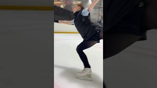 Я все смогла! Полное видео на канале! #figureskating #фигурноекатание #sorts #спорт