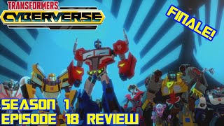 Transformers Cyberverse Season 1 Episode 18 (FINALE): Eruption REVIEW