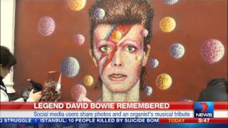 David Bowie Australian News Excerpts 10 - 11 /1/16 RIP 07