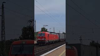 DB Cargo Vectron with freight train passes through Mosonmagyaróvár.#railway #siemens #vectron