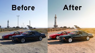 How I Edit Car Photos - Step by Step Walkthrough (RAW Download Included)