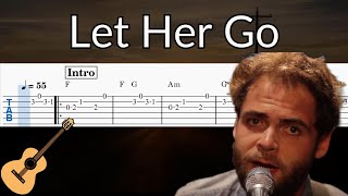 Let Her Go - Guitar Solo Tab Easy