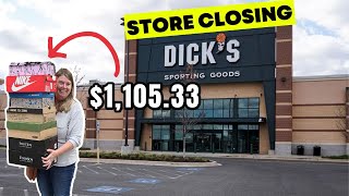 Buying Items to Resell at Dicks Sporting Goods Store Closing Sale