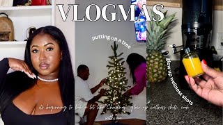 VLOGMAS | its beginning to look a lot like Christmas, glow up wellness shots, cook with me + more