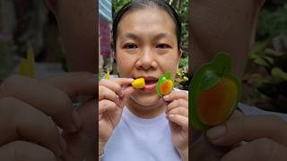 🍬🍓🥭 Thách đấu kẹo trái dâu tây, xoài, dừa 🍭🥥 Muội Vlog 1166 #shorts