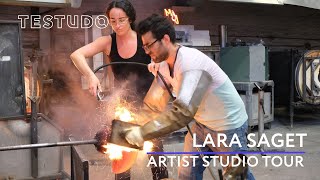 Lara Saget's Fiery Artistic Practice | Testudo Studio Spotlight