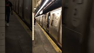 MTA (C) train Leaves Nostrand Avenue