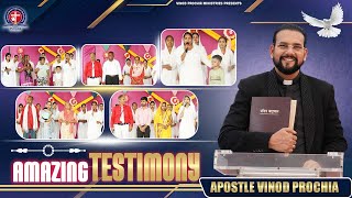 Amazing Testimony's Vinod Prochia Ministry | live prayer #apostlevinodprochia #yourfaith #fireprayer