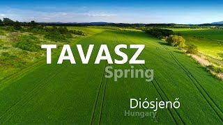 Tavasz - Diósjenő /légifelvétel  [4K]