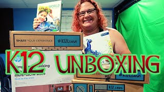 K12 Online School Materials Unboxing, 6th Grade