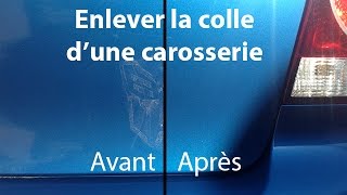 Enlever la colle d'un autocollant ou vinyl - carrosserie voiture - Remove car wrapping