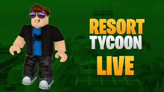 🔴ROBLOX LIVE | Tropical Resort Tycoon Live