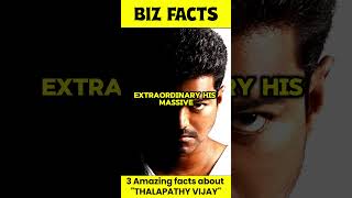 Amazing facts about Thalapathy Vijay #shorts #businessfacts #subscribe