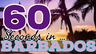 6O SECONDS IN BARBADOS