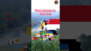 Find mistake in this map #fypシ #viral #geography #flag #countries #shorts