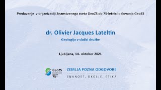 GeoZS predavanje: "Geologija v službi družbe"