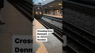 Denmark to Sweden by train @oceancityunicorn