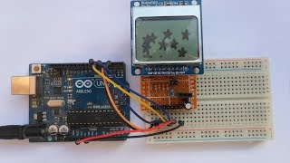 Interfacing Arduino UNO with NOKIA 5110 - 3310 LCD