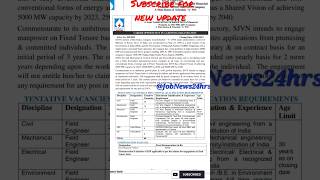 SJVN Limited Recruitment 2023 #shorts #viral