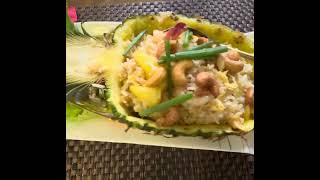 Pineapple Rice with Shrimp and nuts