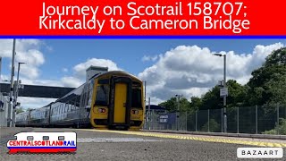 Journey on ScotRail 158707 between Kirkcaldy & Cameron Bridge • CentralScotlandRails