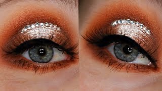 Crystal Spotlight Eye ft. JH x Morphe Armed & Gorgeous Palette | Amber Rousey