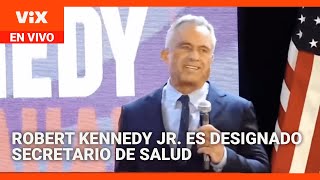 Donald Trump designa a Robert Kennedy Jr. como secretario de salud