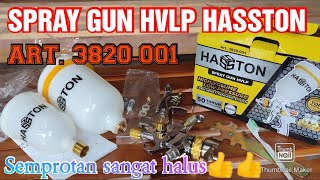 Spray Gun HVLP HASSTON ART. 3820-001 | Spray Gun HVLP Terbaik | Woodworking | Nina Taristiana