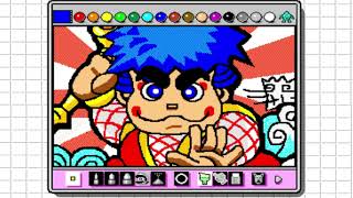 Mario paint speedpainting - The legend of the Mystical Ninja goemon (SNES)