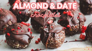 Healthy Chocolate Balls | Almond & Date Chocolates | Bit Healthier