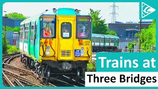 Trains at Three Bridges (BML) 14/05/2022