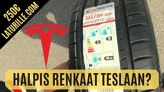 Nereus Sailfish halpis kesärenkaat Teslaan?