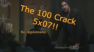 The 100 crack 5x07 HUMOR (+Bellarke)