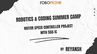 Tech Talent: Student's Motor Speed Controller Project Spotlight!