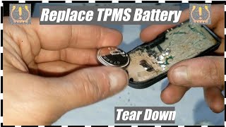 How To Replace The TPMS Battery 🔋 and 🪓Tear Down NO PROGRAMMING