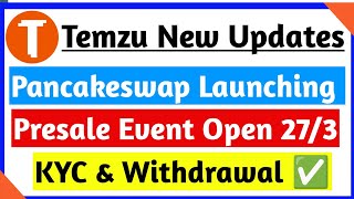 Temzu Mining New Updates Today | TZ token New Update | Temzu Mining App | Temzu Mining Updates