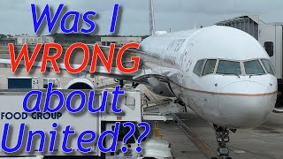 Is United becoming a GOOD Airline? 757 Economy review