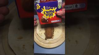 Would you eat this Cadbury Creme Egg & Biscoff Crepe?