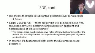 Substantive Due Process & Privacy