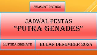 🔴 Depok Putra Genades - Bulan Desember 2024 - Kumpulan Jadwal Depok hari ini - LIVE STREAMING KJPS