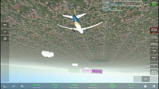 Diving from 50,000 feet and reaching speeds over mach 1 with a320 in RFS