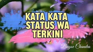 ΚΑΤΑ ΚΑΤΑ BIJAK STATUS W.A TERKINI