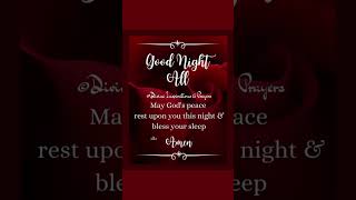 Good night all #blessed #blessings #goodnight #prayer