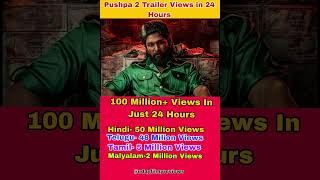 Pushpa 2 Create History 😲 | Pushpa 2 Trailer Views in 24 Hours | #shorts #pushpa2 #pushparaj