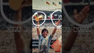 Diego Armando Maradona predijo que #lioMessi iba a ser Campeón Mundial una vez que no estuviese