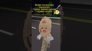 Beden hocasından kaçıyorum  #roblox #kesfetteyiz #beniöneçıkart #shortvideo #robloxedit #brookhaven