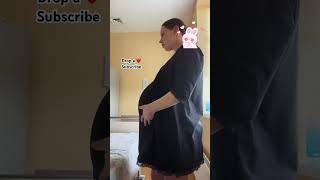 Triplets pregnancy growth 👉🏽Triplets postpartum #shorts #goviral #pregnant #viral #foryou #fypシ